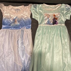 Two size 6 girls Frozen nightgowns